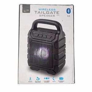 ilive Black Wireless Tailgate Speaker